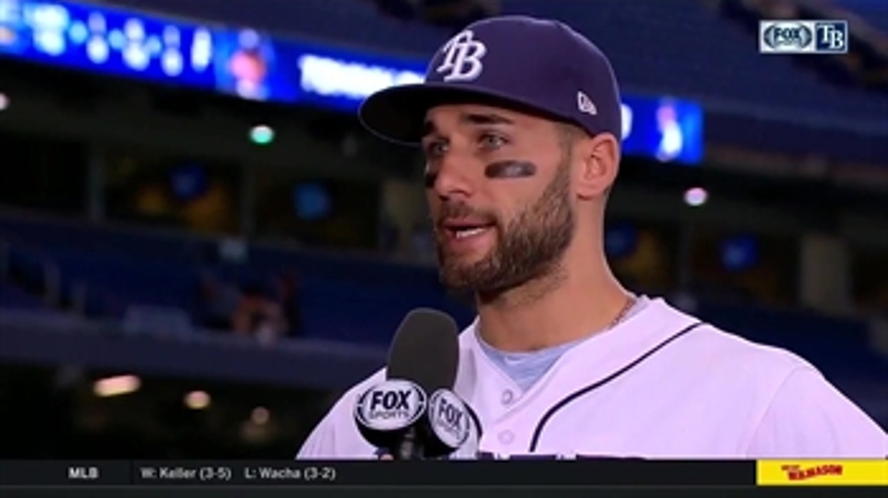 Kevin Kiermaier on throwing out Bellinger at the plate, 3-run homer