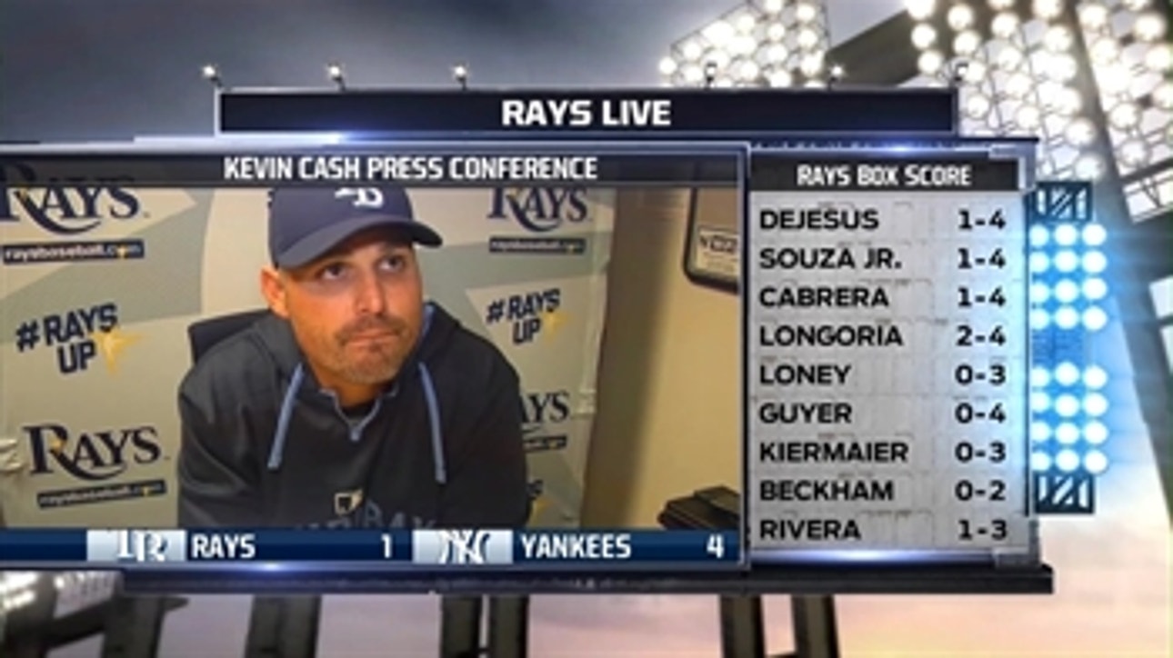 Rays drop opener to Yankees
