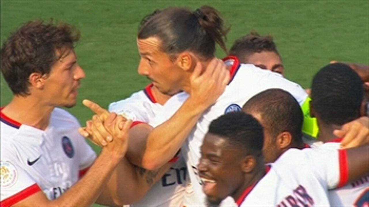 Ibrahimovic gives PSG 1-0 lead over Chelsea - 2015 International Champions Cup Highlights