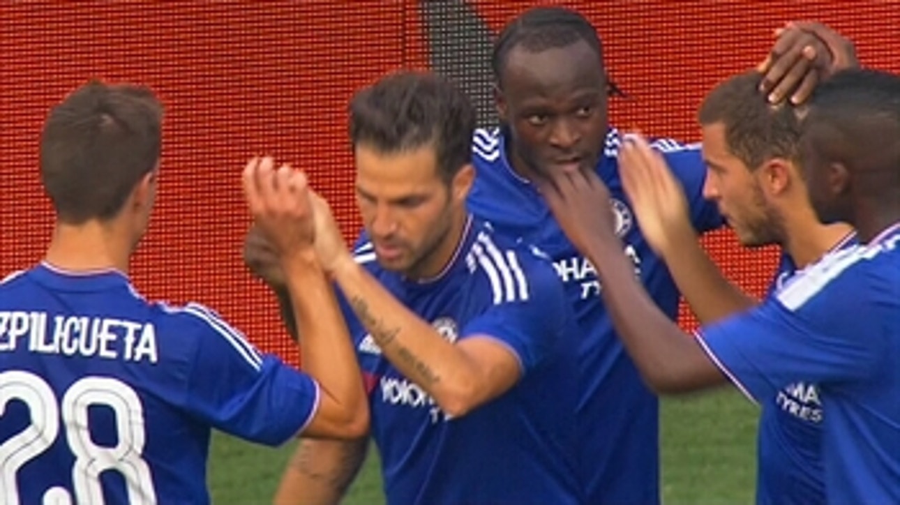 Moses equalizes for Chelsea to make it 1-1- 2015 International Champions Cup Highlights