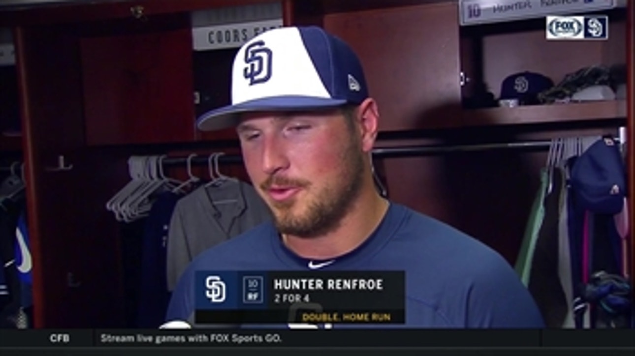 Hunter Renfroe comments on his latest big home run