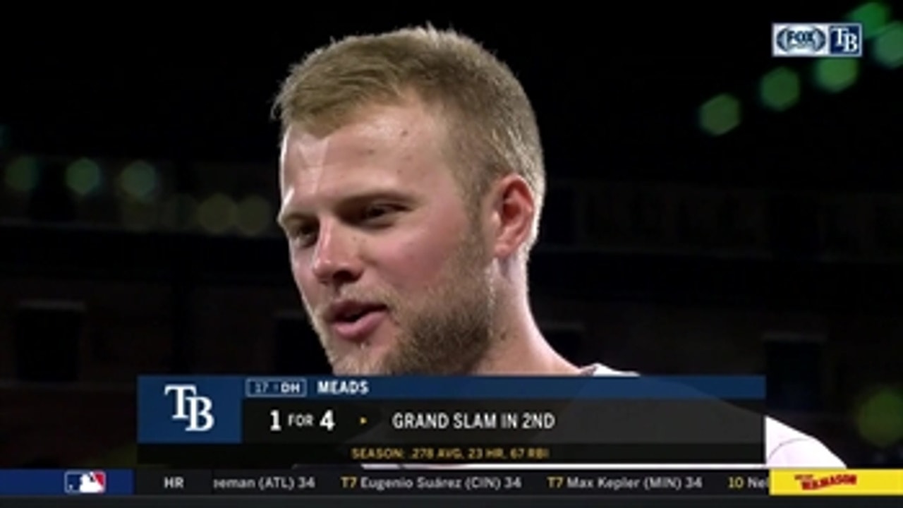 Austin Meadows chats about his 1st career grand slam