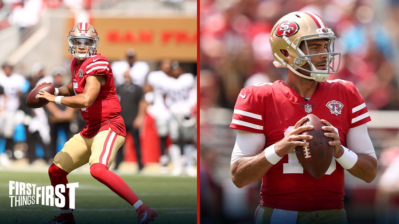Nick Wright: It shouldn't take a Jimmy G injury for 49ers to start Trey Lance I FIRST THINGS FIRST