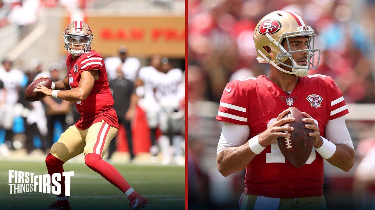 Nick Wright: It shouldn't take a Jimmy G injury for 49ers to start Trey Lance I FIRST THINGS FIRST