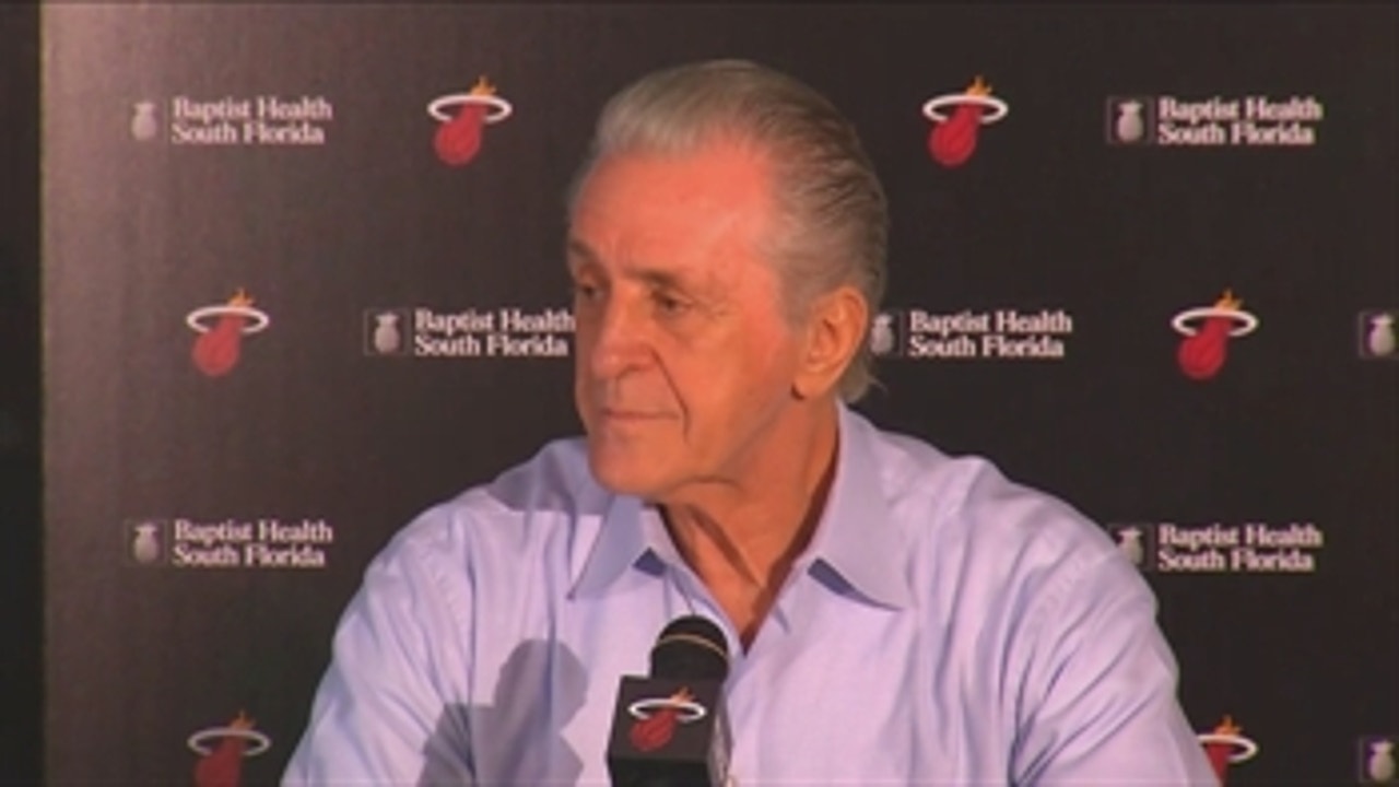 Pat Riley on whether or not Chris Bosh will start the 2016-17 season