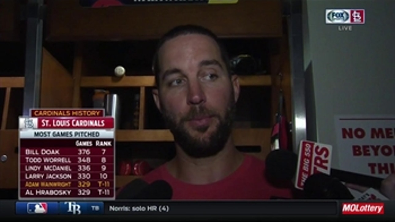 Adam Wainwright says he's 'made some good adjustments' recently