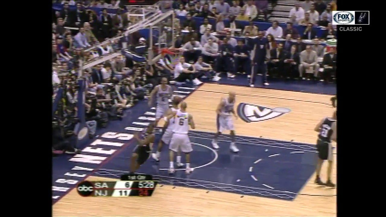 WATCH: Tony Parker finds Malik Rose in 1st | Spurs CLASSICS
