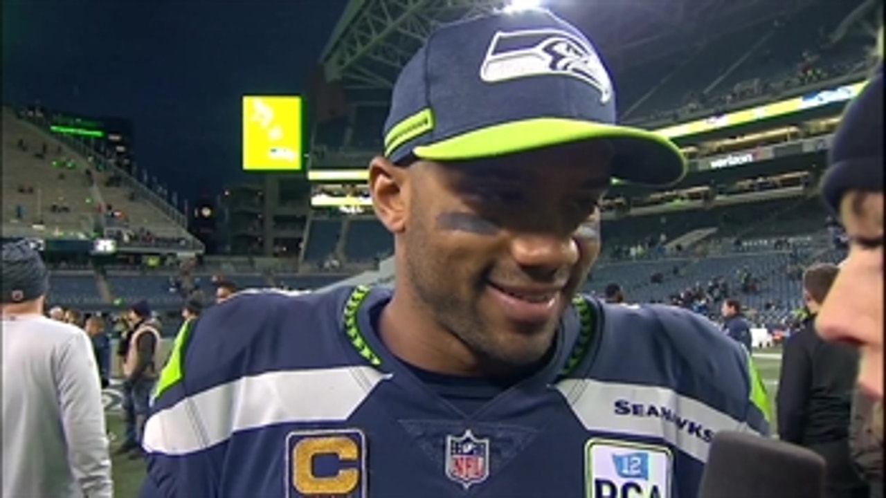 Russell Wilson tells Jen Hale how important Bobby Wagner is to the Seattle Seahawks success