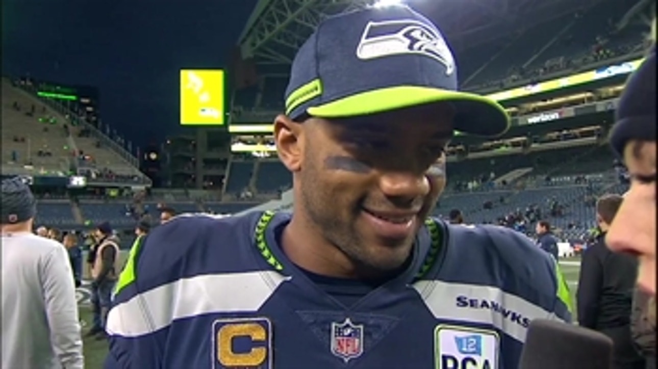 Russell Wilson tells Jen Hale how important Bobby Wagner is to the Seattle Seahawks success
