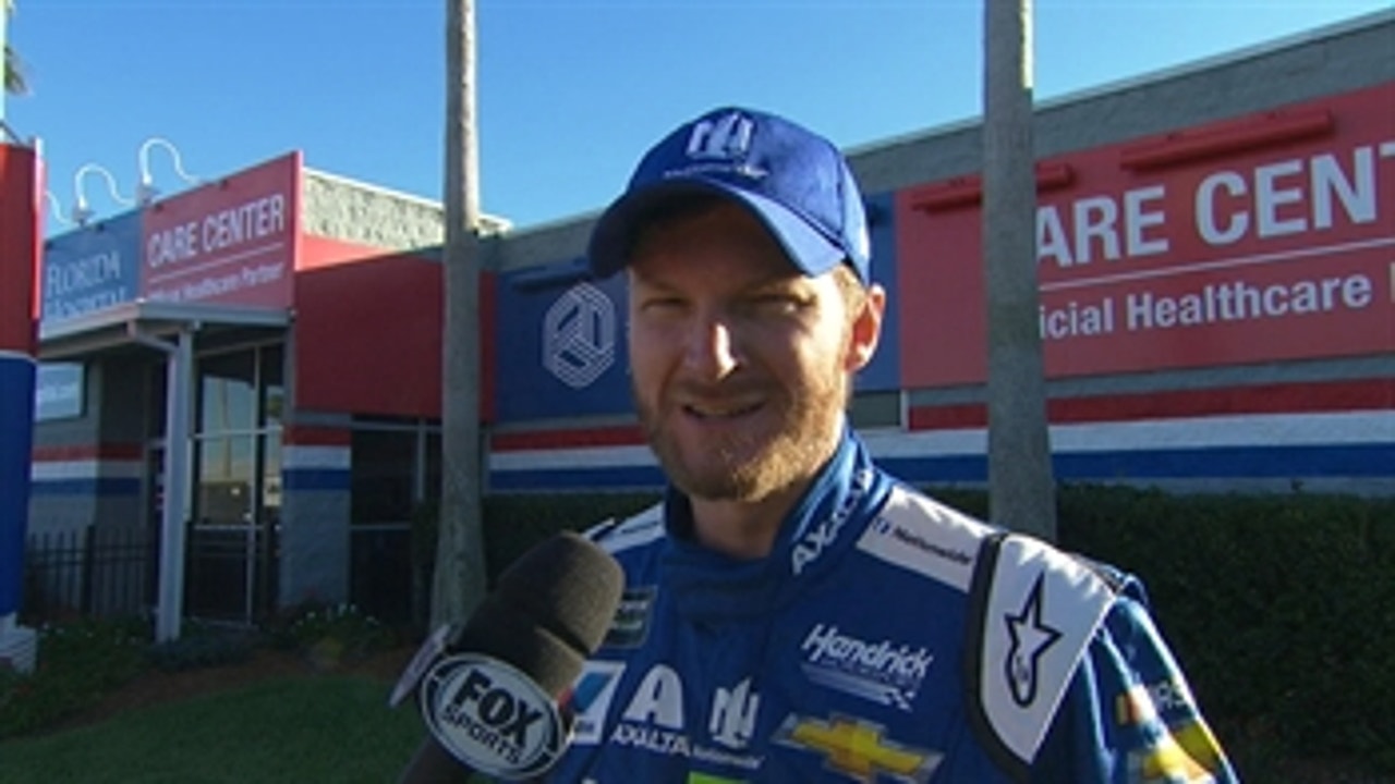 Dale Earnhardt Jr. Post-Wreck Interview ' 2017 DAYTONA 500 ' FOX NASCAR
