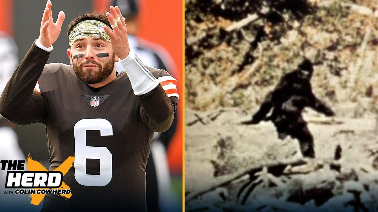 Colin Cowherd weighs in as Baker Mayfield doubles down on UFOs... and Sasquatch | THE HERD