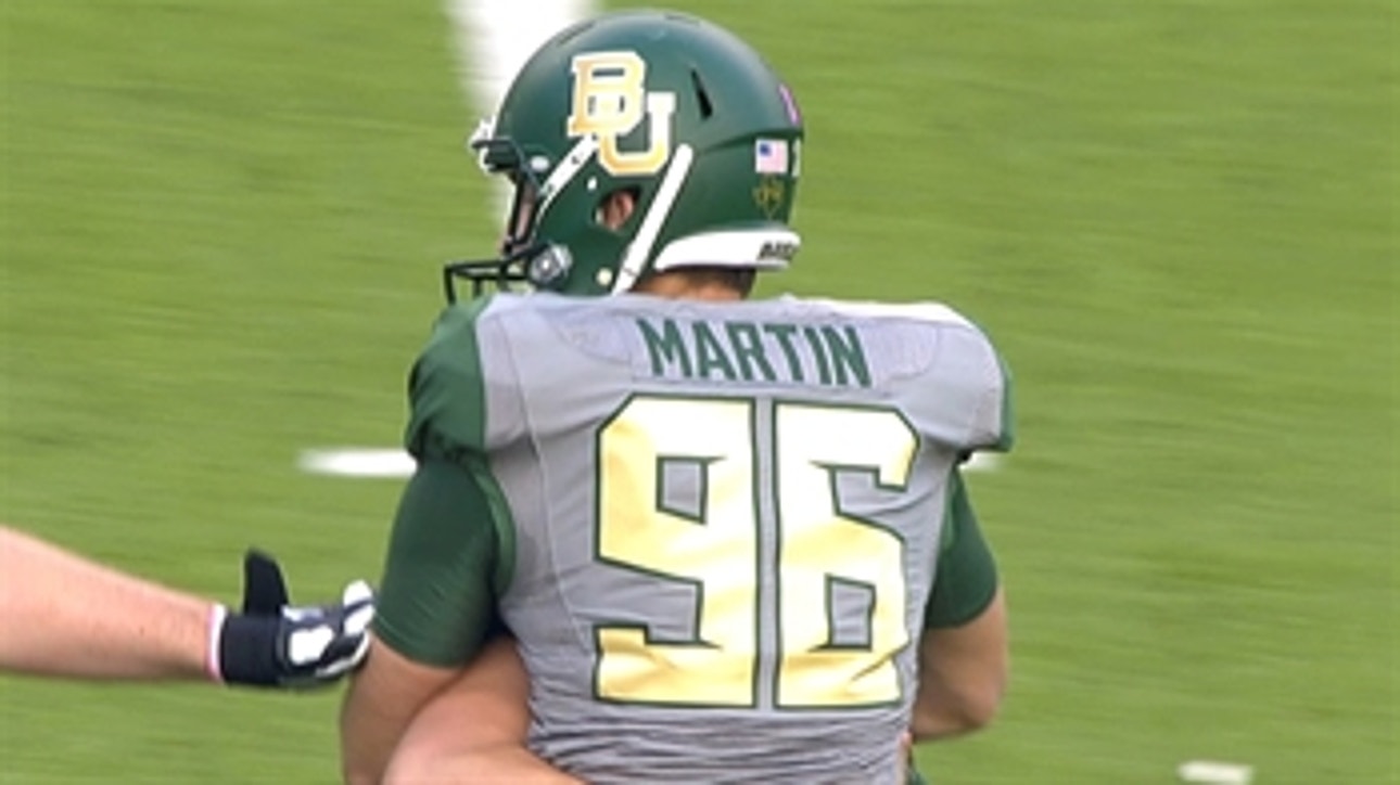 Connor Martin's go ahead field goal gives Baylor the 37-34 win over Kansas State