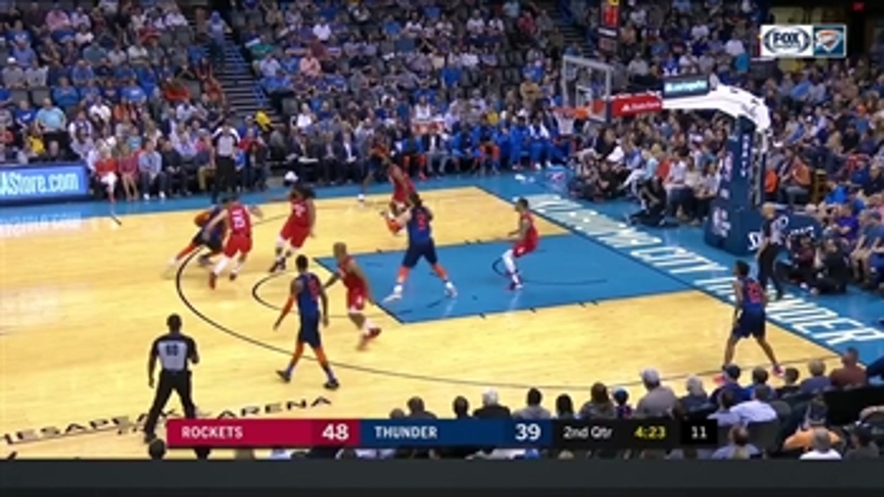 HIGHLIGHTS: Russell Westbrook Tees up for Three