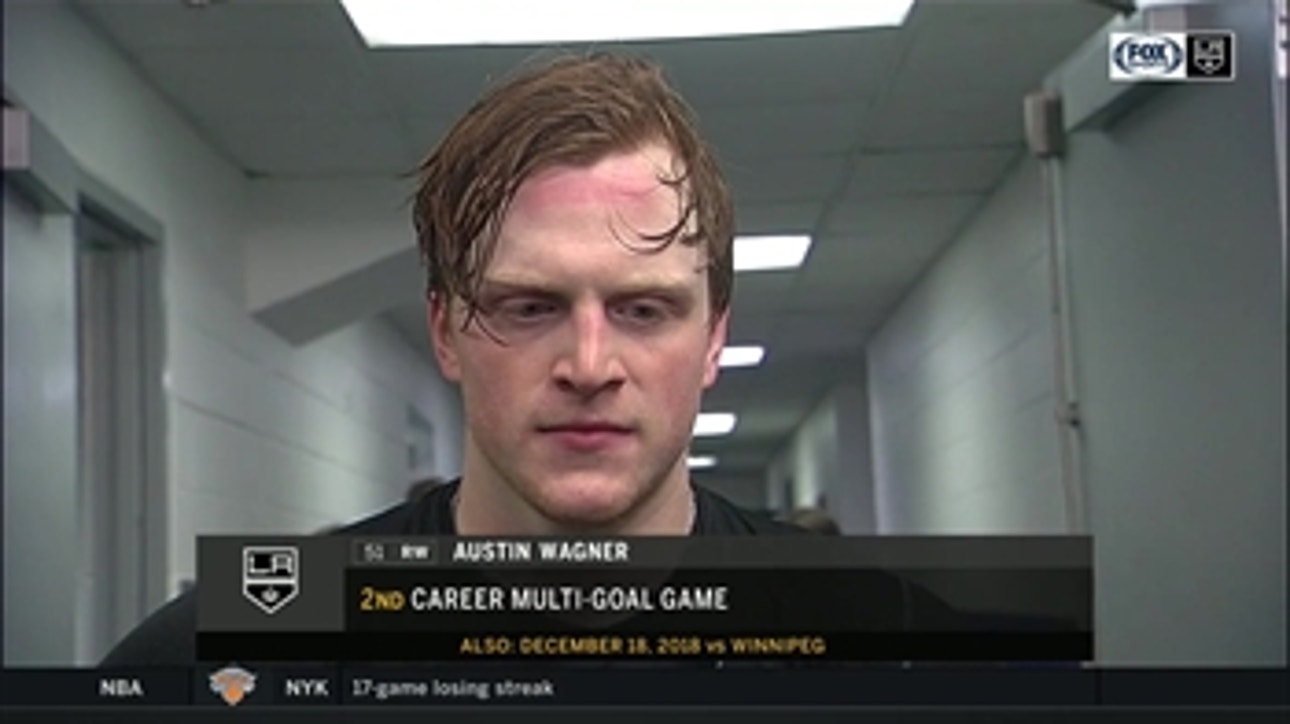 Austin Wagner deflects all praise after 2nd multi-goal game