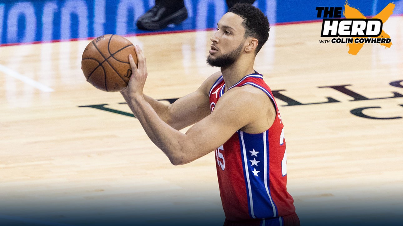 Colin Cowherd says 76ers' Ben Simmons is a non-factor: '4 points, 2/3 FGM... he just doesn't care' ' THE HERD