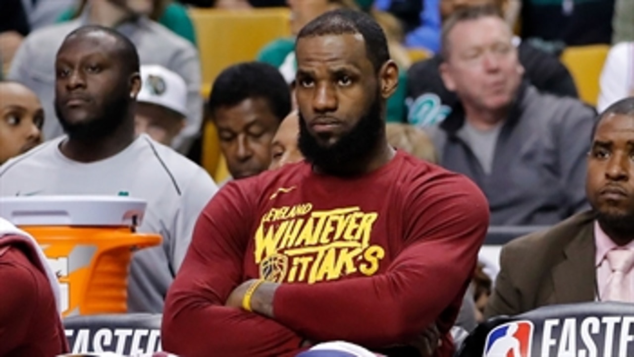 Nick Wright reacts to Celtics downing LeBron's Cavs in Game 1 of the NBA Eastern Conference Finals