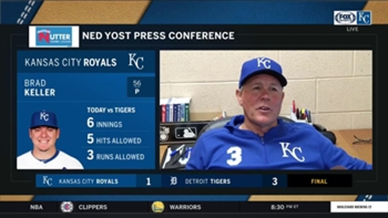 Yost on Keller: 'I thought he threw the ball extremely well'