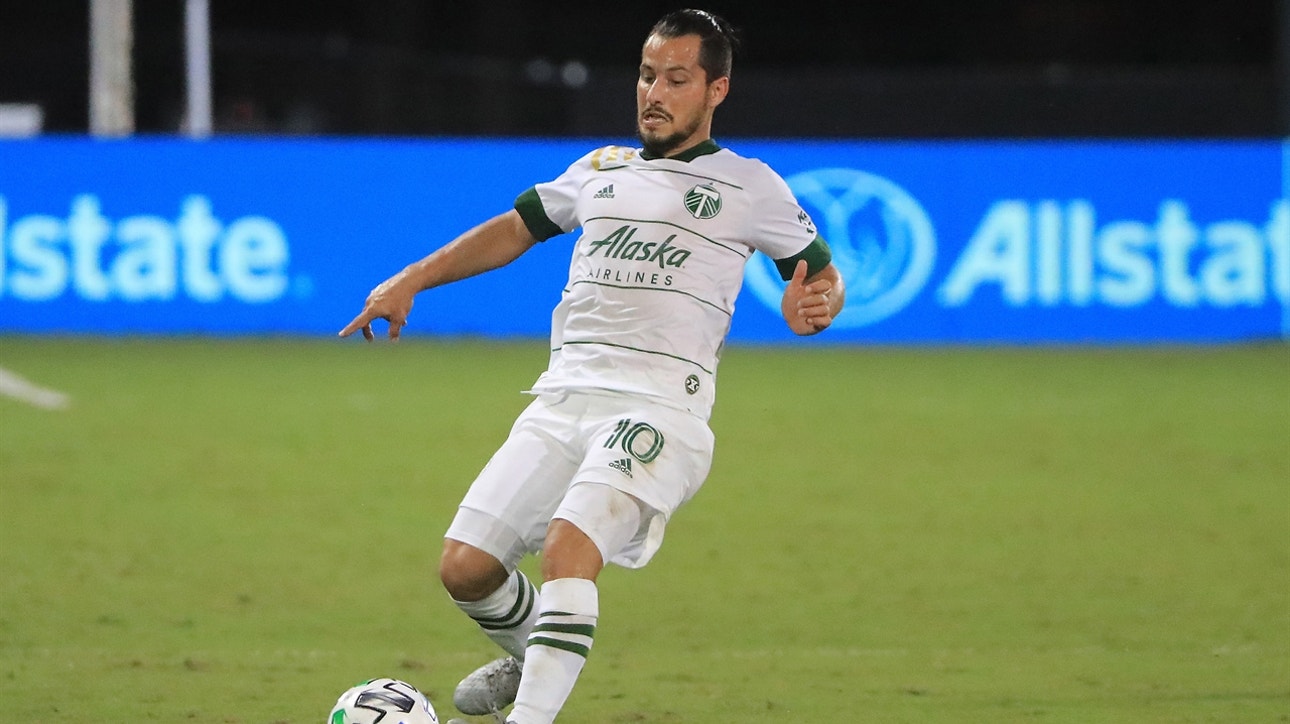 Sebastian Blanco strikes just before halftime to pull Portland Timbers even with NYCFC