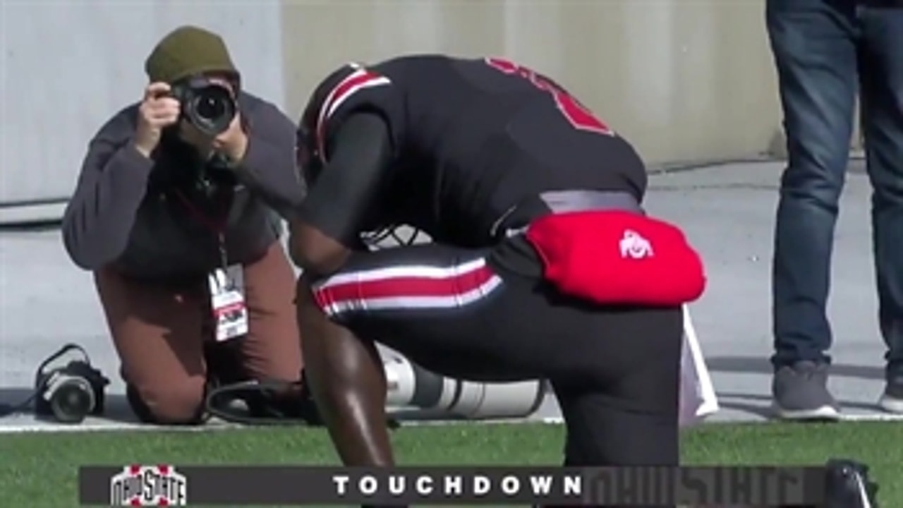 Ohio State claims the lead on a wide open TD pass vs. Nebraska