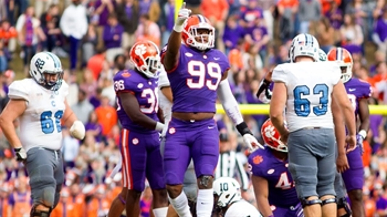 Clemson puts up 61 points as it takes care of business against The Citadel