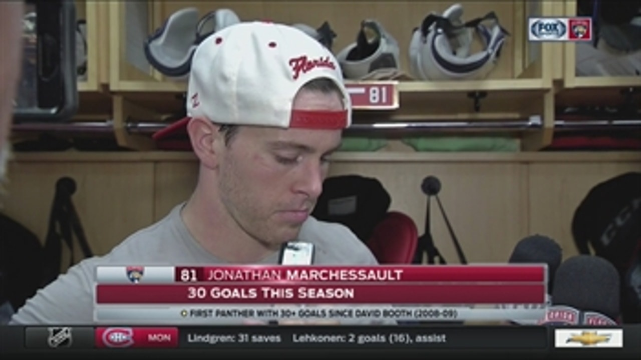 Jonathan Marchessault: 'If you don't make the playoffs, it's almost for nothing'