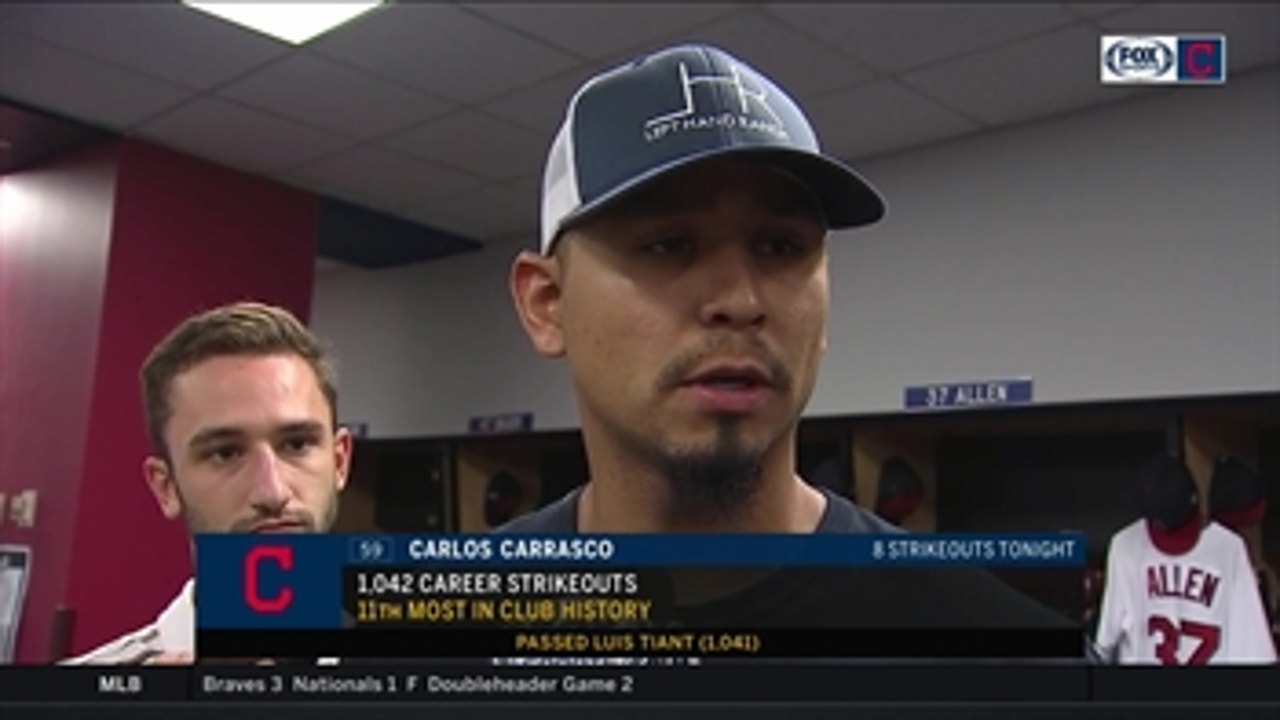 Long rain delay didn't negatively affect Carlos Carrasco