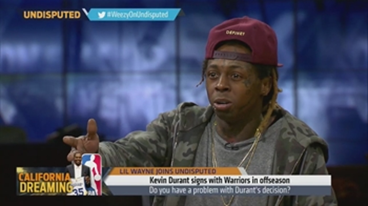 Lil Wayne's opinion on Kevin Durant and Dwyane Wade changing teams ' UNDISPUTED