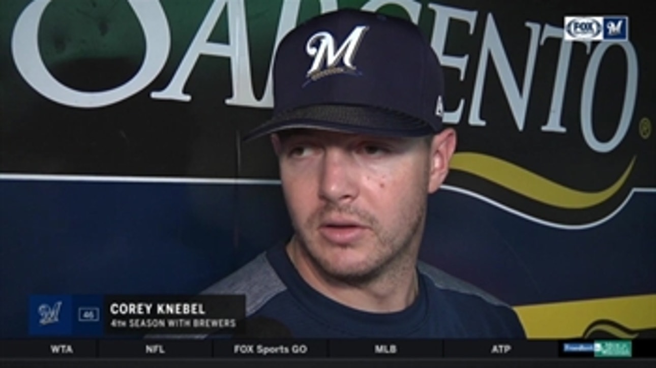 Brewers' Knebel on being a Roberto Clemente Award Nominee