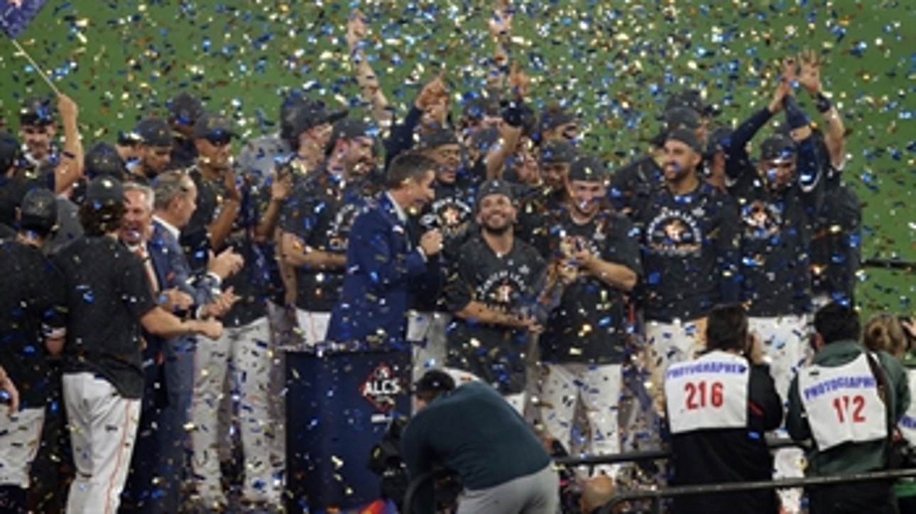 The Houston Astros celebrate 2019 American League Pennant, Altuve named MVP
