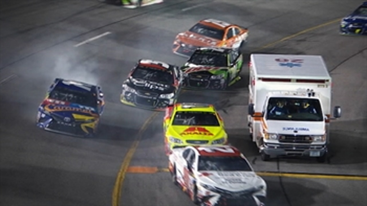 Ambulance on pit road nearly causes Matt Kenseth to miss the playoffs