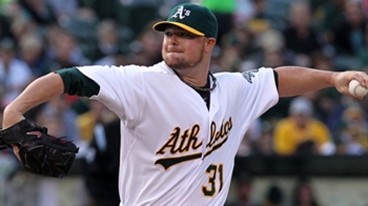 Athletics get great performance from Lester in win