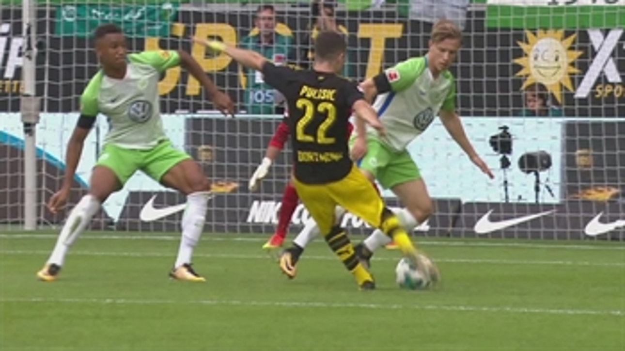 VfL Wolfsburg vs. Borussia Dortmund | 2017-18 Bundesliga Highlights