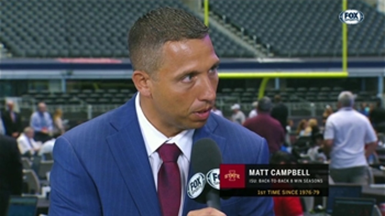 Matt Campbell: 'What's inside of our walls are great people' ' Big 12 Media Days