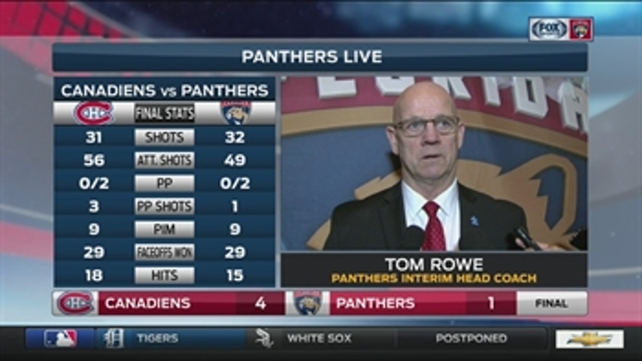 Tom Rowe: 'It's been a disappointing year'