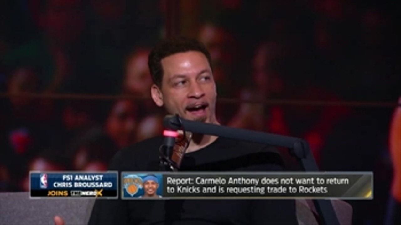 Chris Broussard on Cavaliers future, and if Carmelo Anthony is a good fit with Houston ' THE HERD