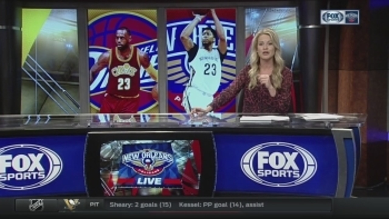 Pelicans Live: Pels to host LeBron James, Cavaliers