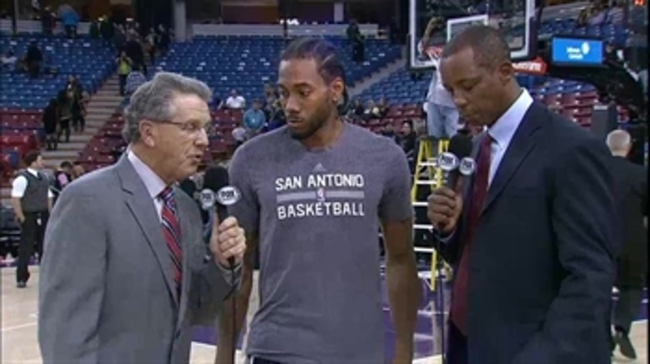 Kawhi Leonard on big night in Spurs' win over Kings