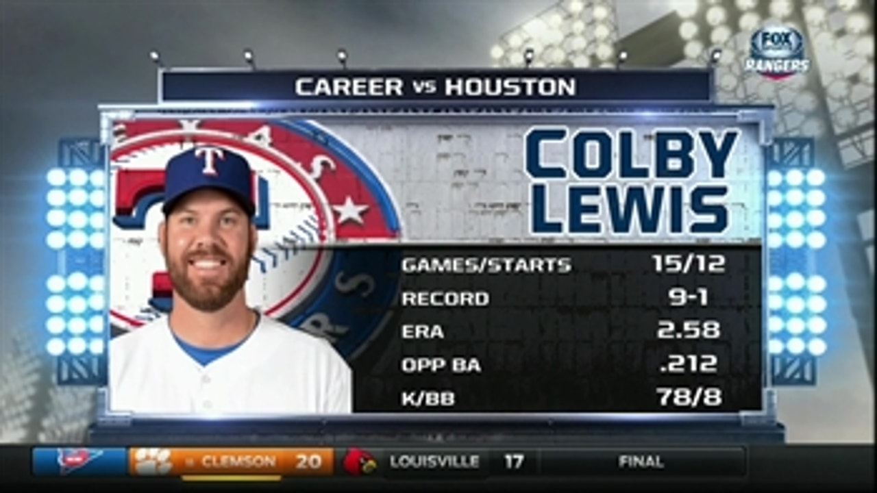 Rangers Live!: Colby Lewis again proves he can handle pressure