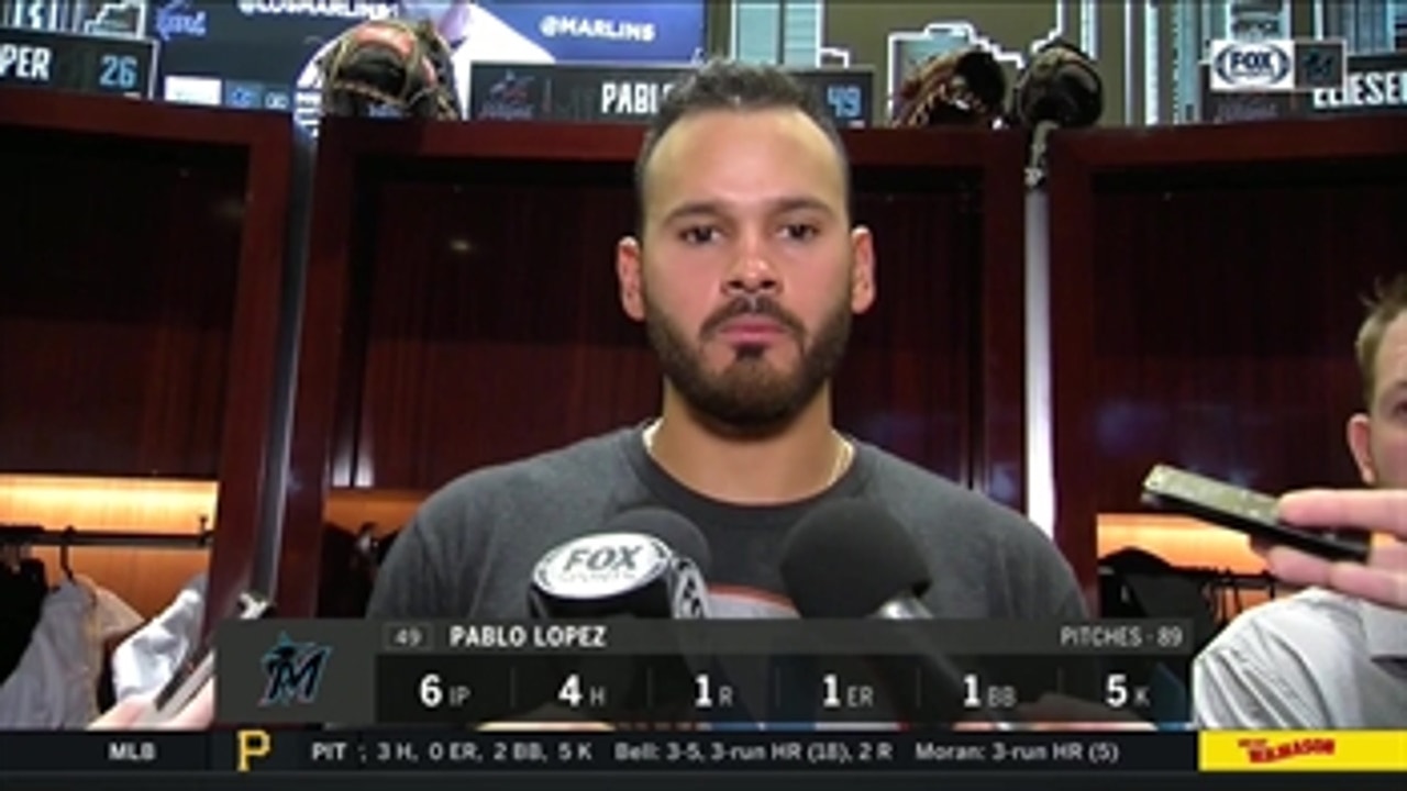 Pablo Lopez reflects on his start: ‘I felt pretty good with my stuff’