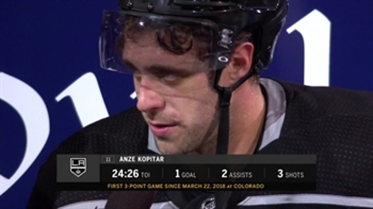 Anze Kopitar (3 points) and LA Kings pick up much-needed victory