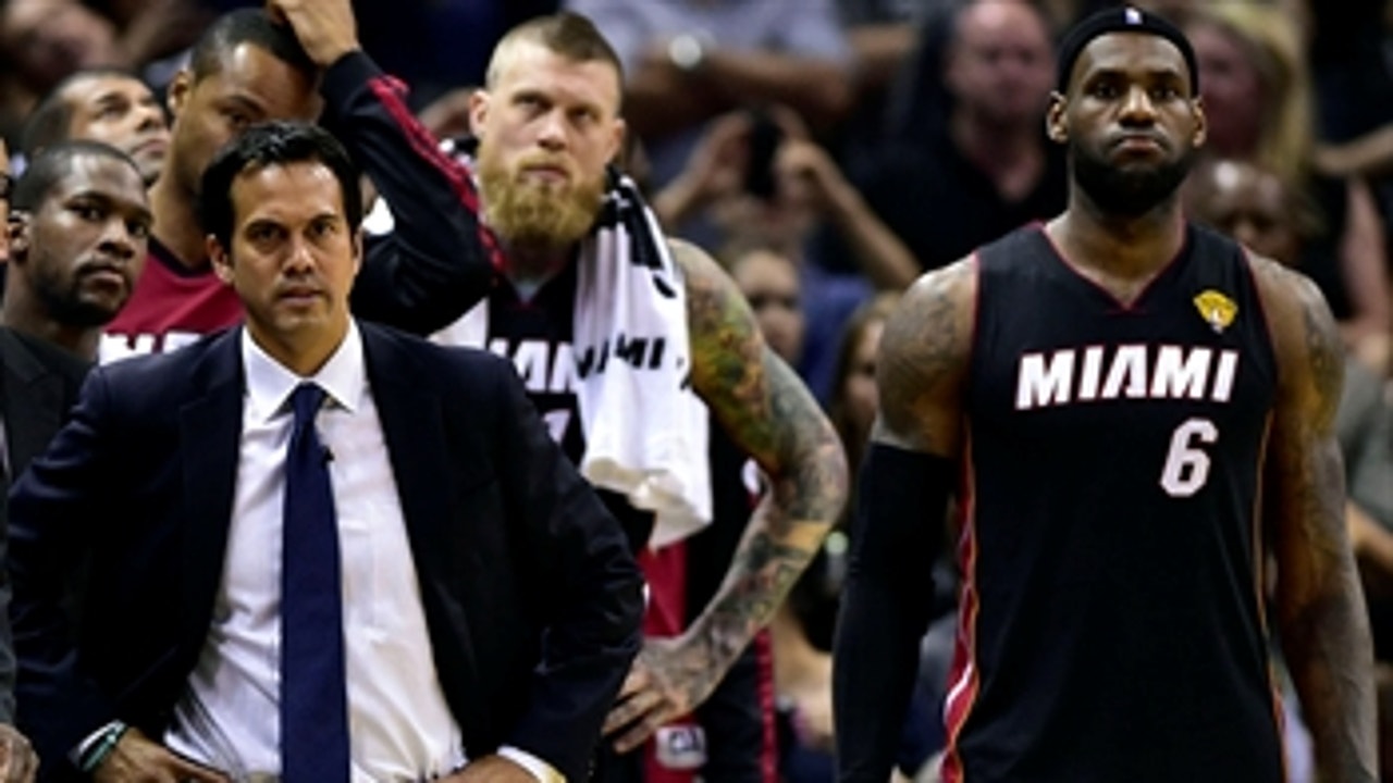 Spoelstra reacts to the Heat's tough loss