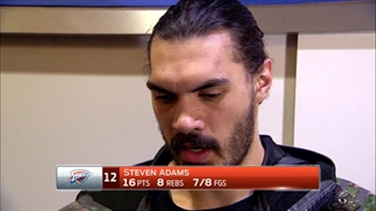 Steven Adams on disciplined, high-energy win over Boston
