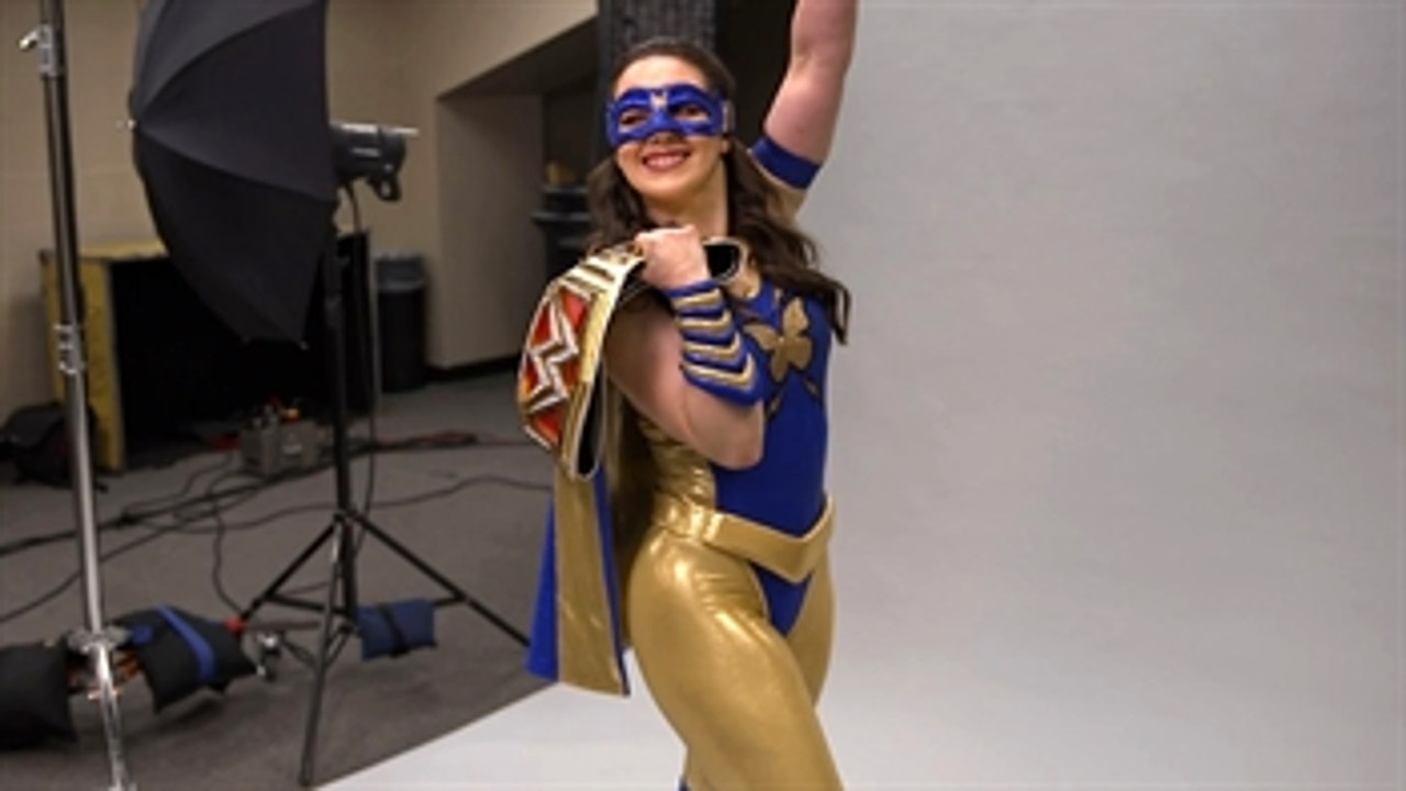 Nikki A.S.H. poses for her first photos as Raw Women’s Champion: July 19, 2021