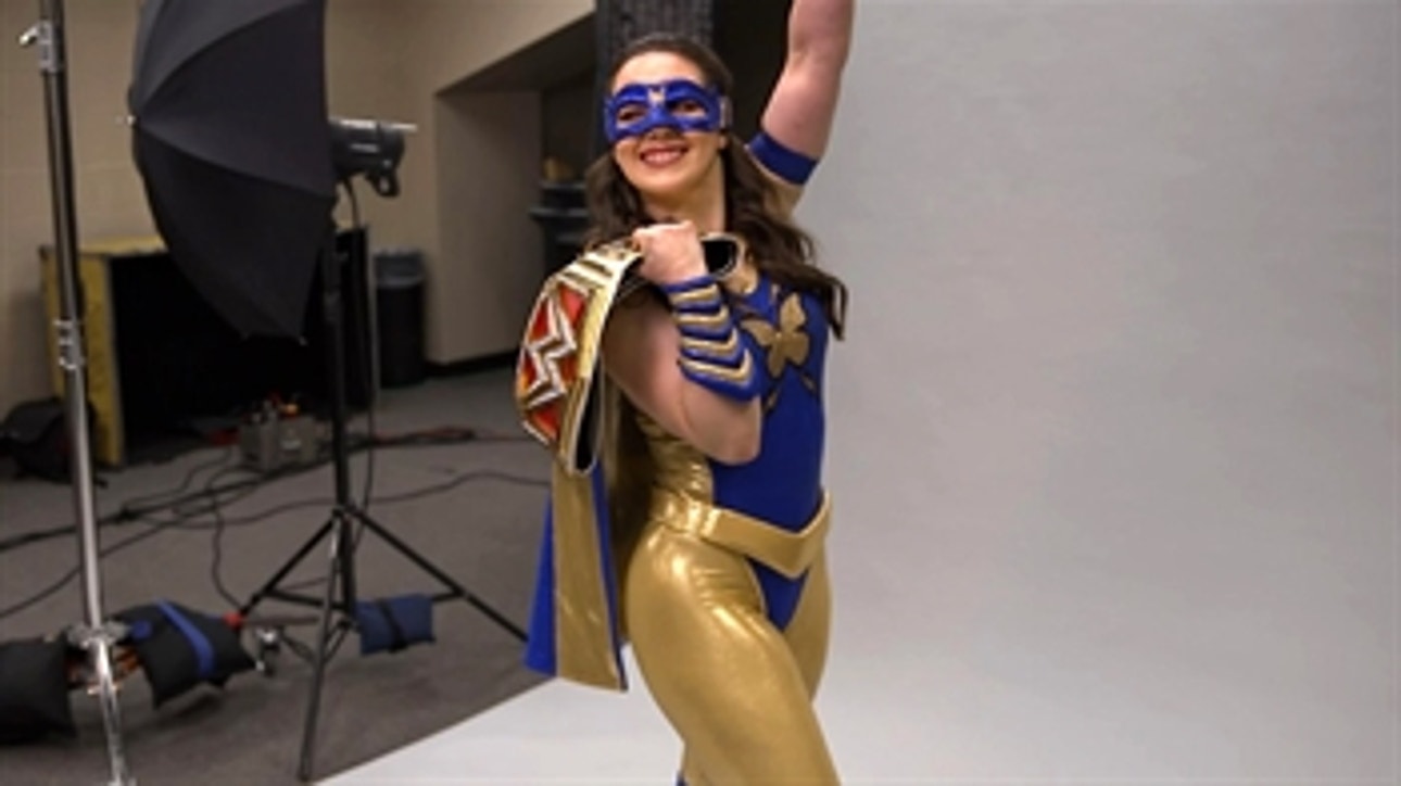 Nikki A.S.H. poses for her first photos as Raw Women's Champion: July 19, 2021