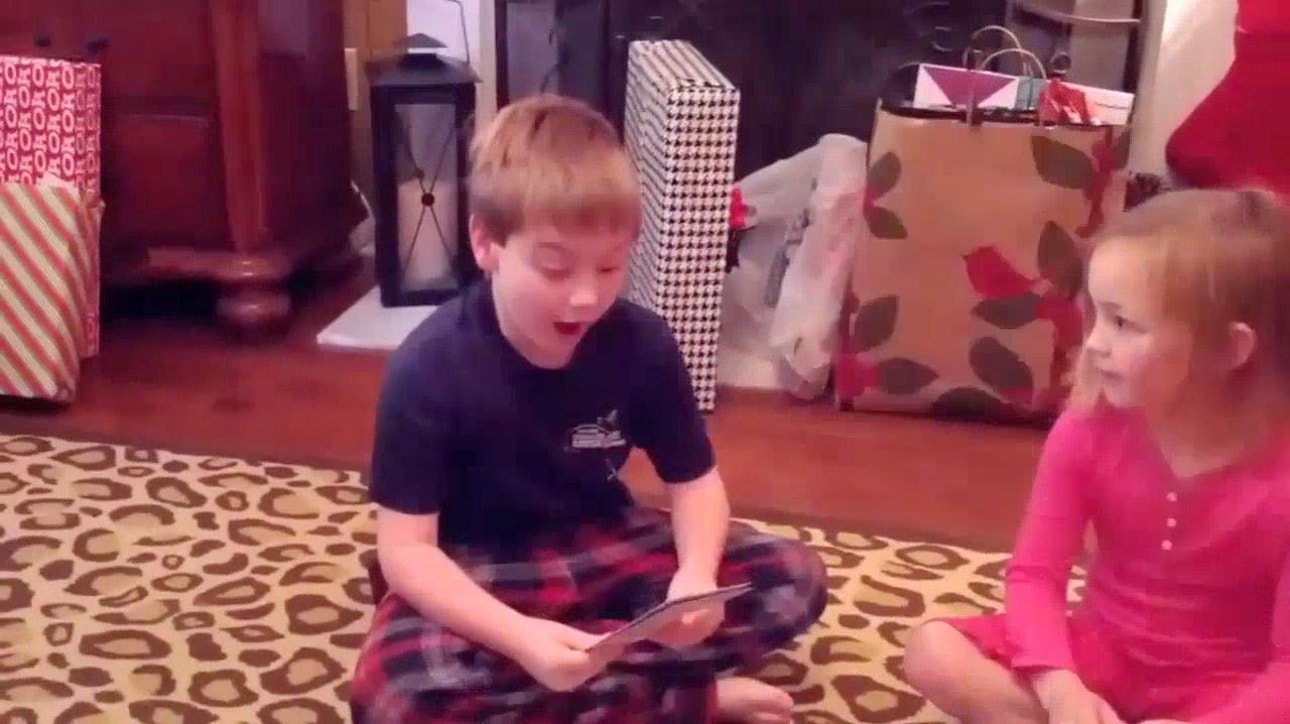 Young Auburn fan surprised with BCS tickets on Christmas