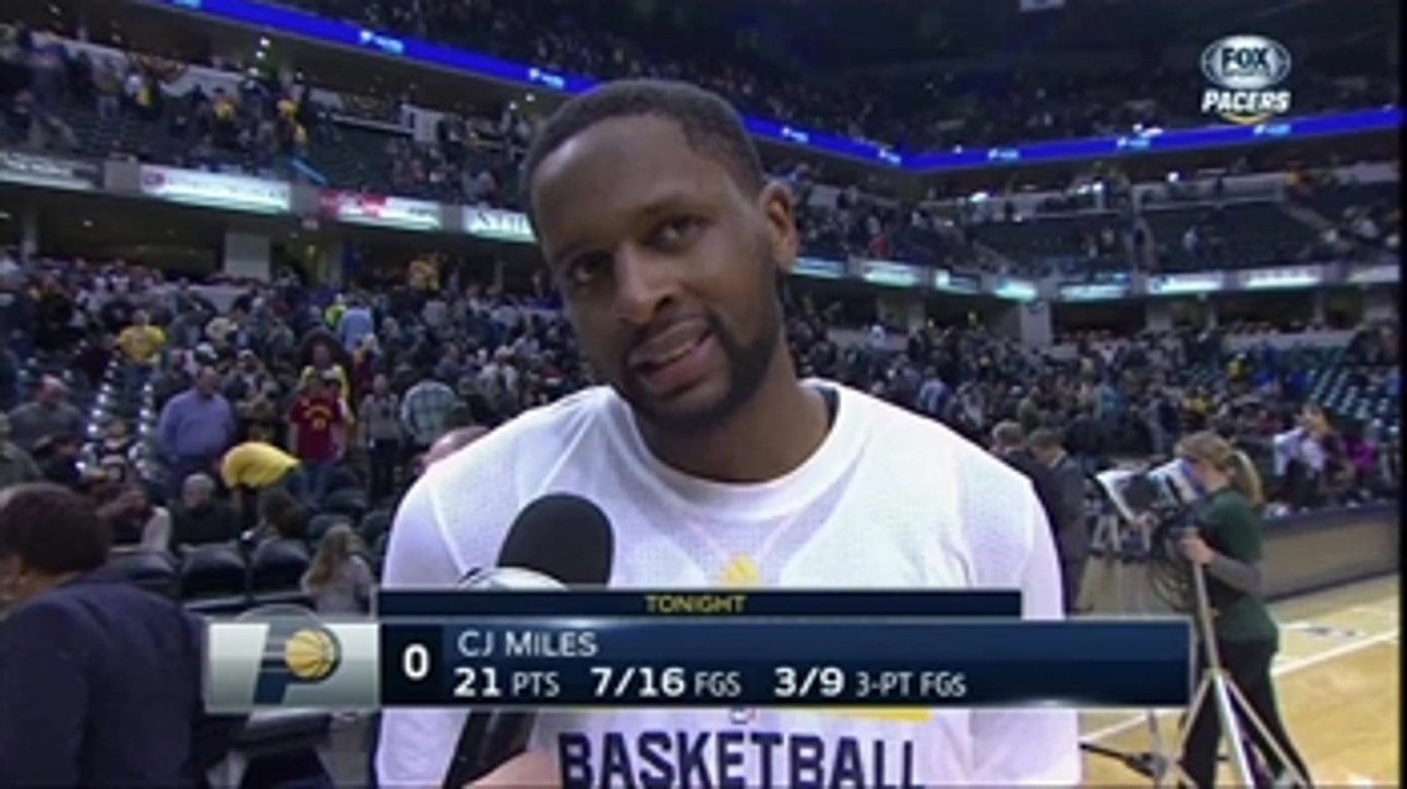 C.J. Miles just keeps getting better