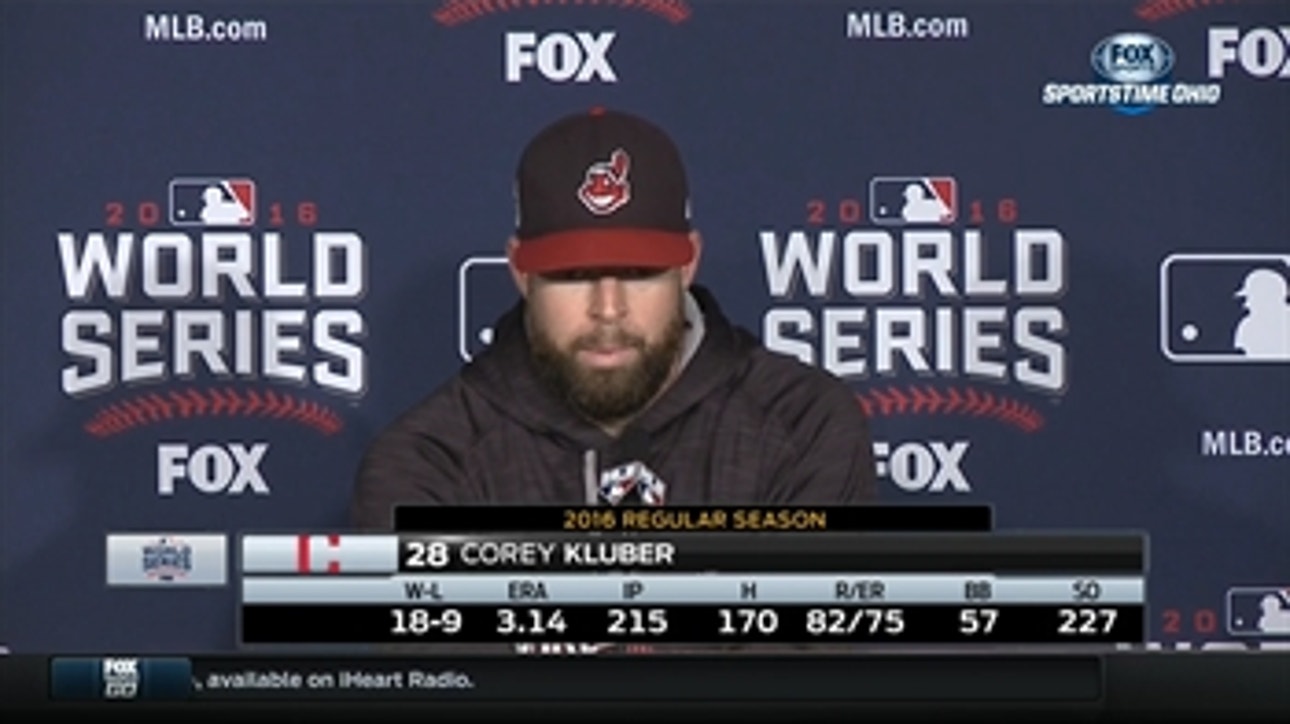 Corey Kluber explains preparation routine on short rest going into Game 7