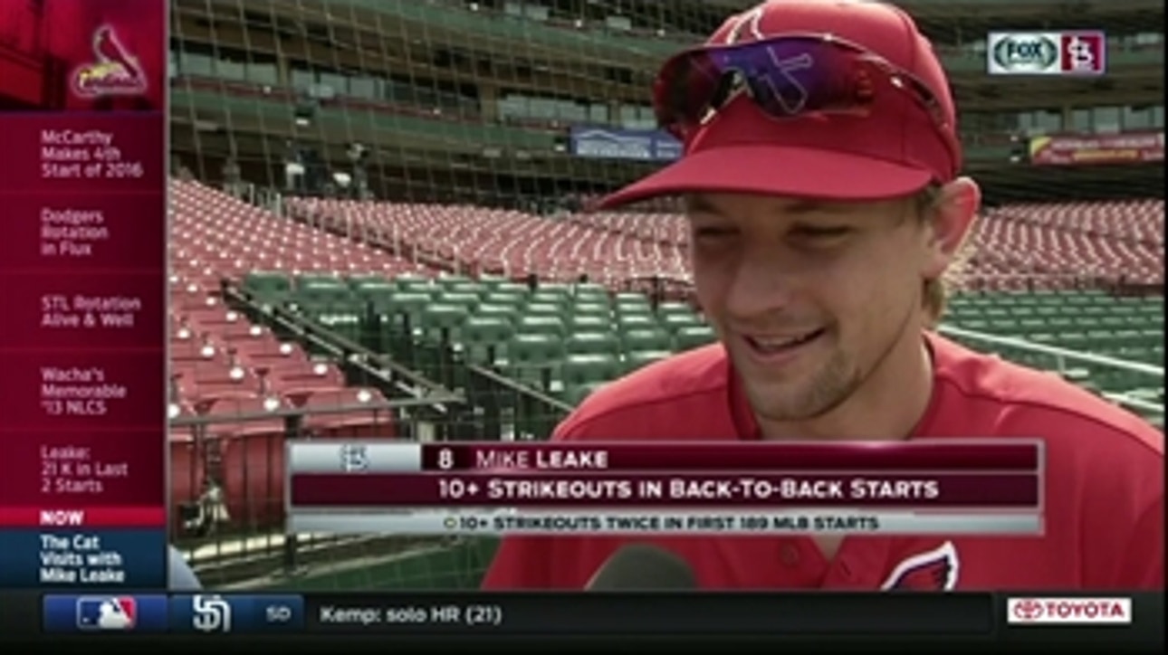 Mike Leake admits Carlos Martinez is best hitter on Cards' pitching staff