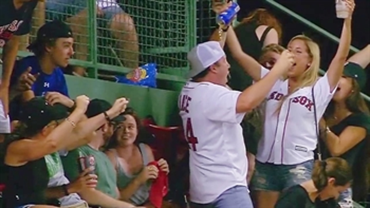 Philadelphia Phillies fans reaction after this foul ball by Nick