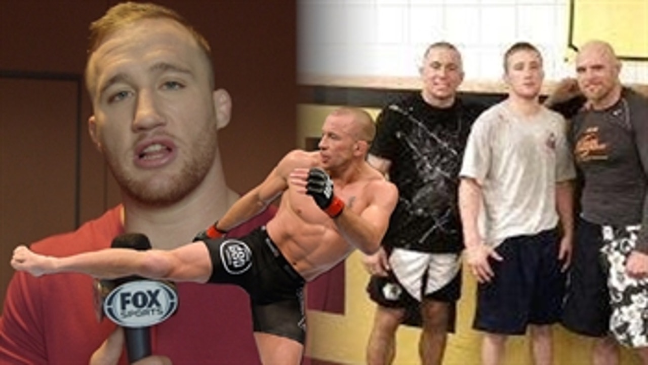 Justin Gaethje reflects on training with GSP while in college